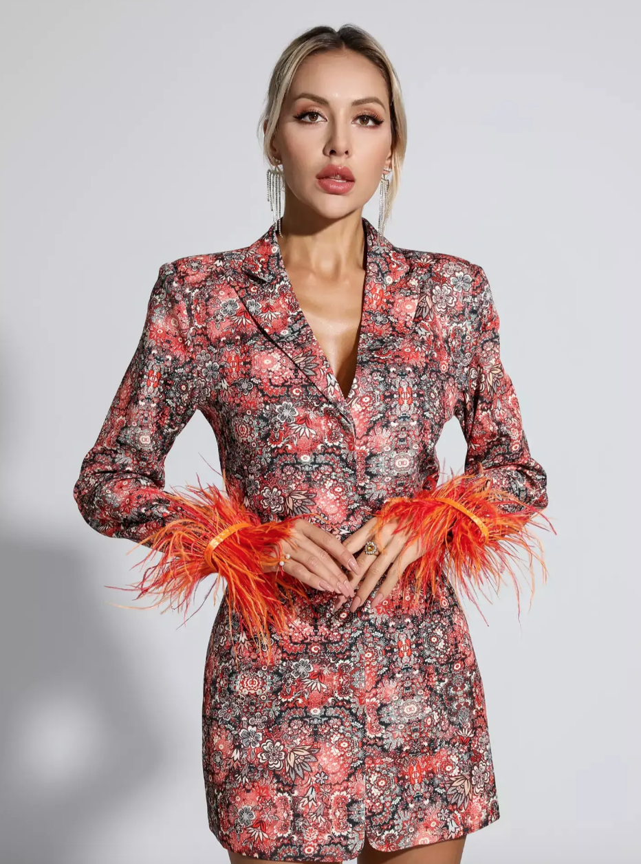 Moscow Feather Dress