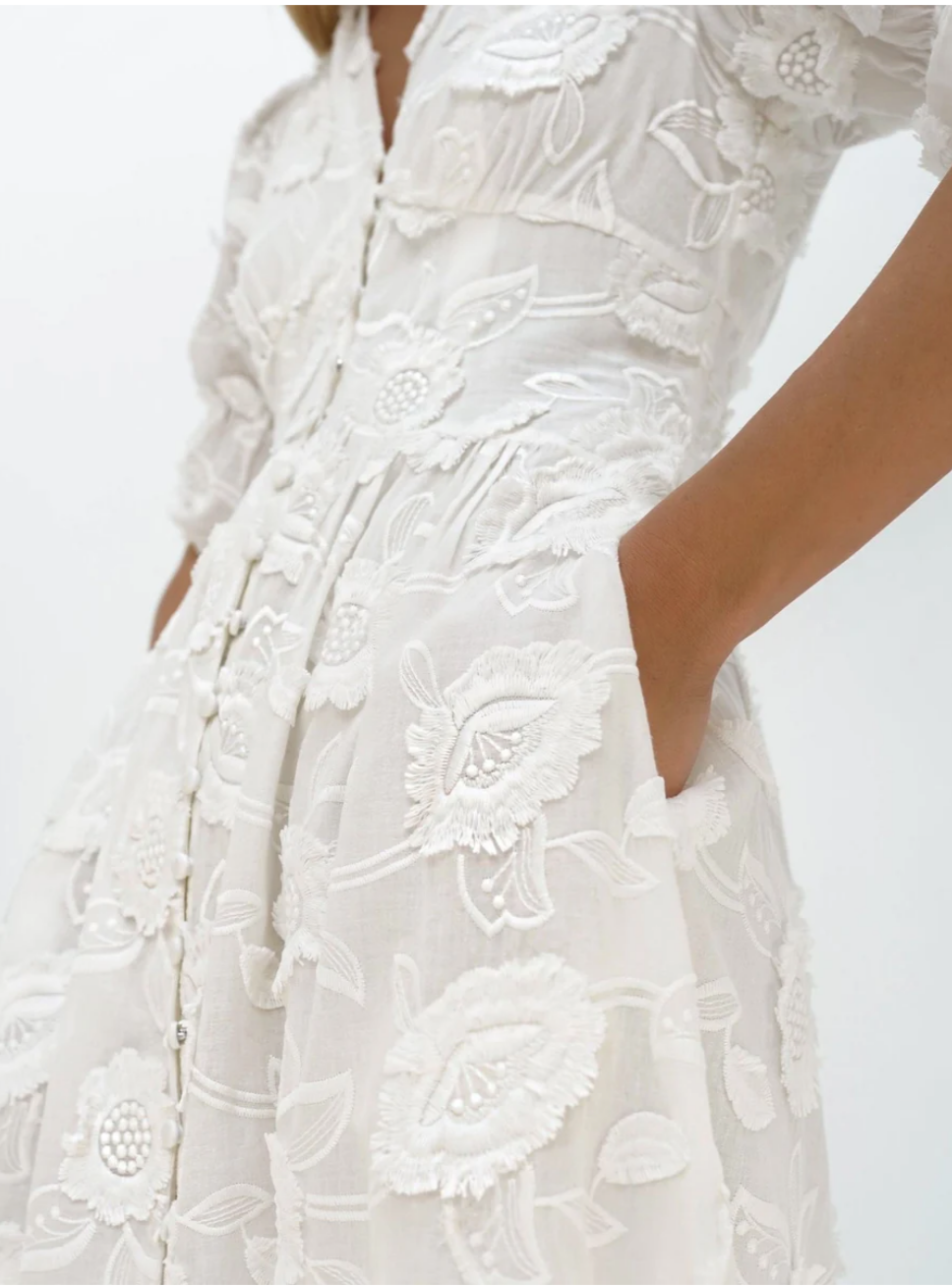 Capri Embroidery Dress